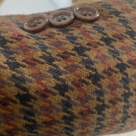 Vintage checked brown blazer - Picture 3 of 8